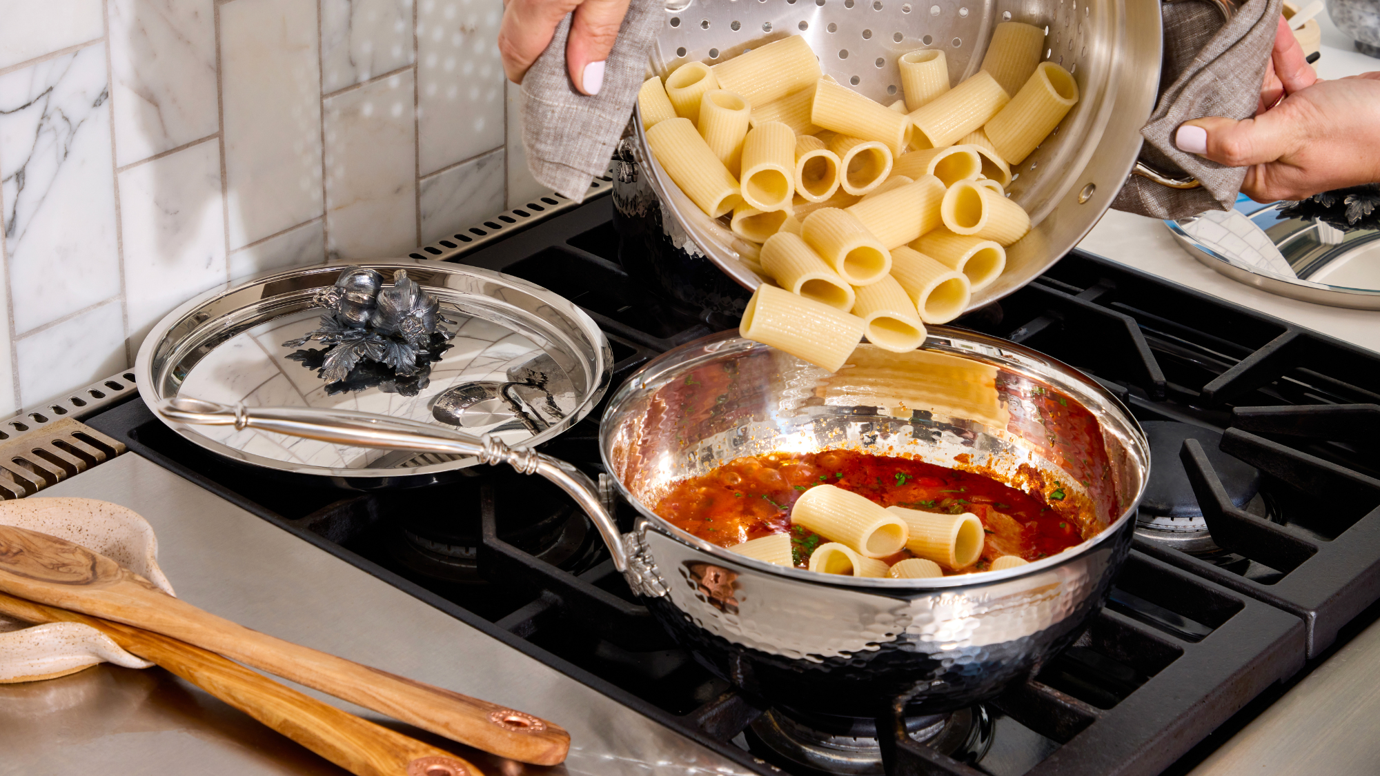 Ruffoni Chef Pans: Copper & Stainless Steel Saucier Pans