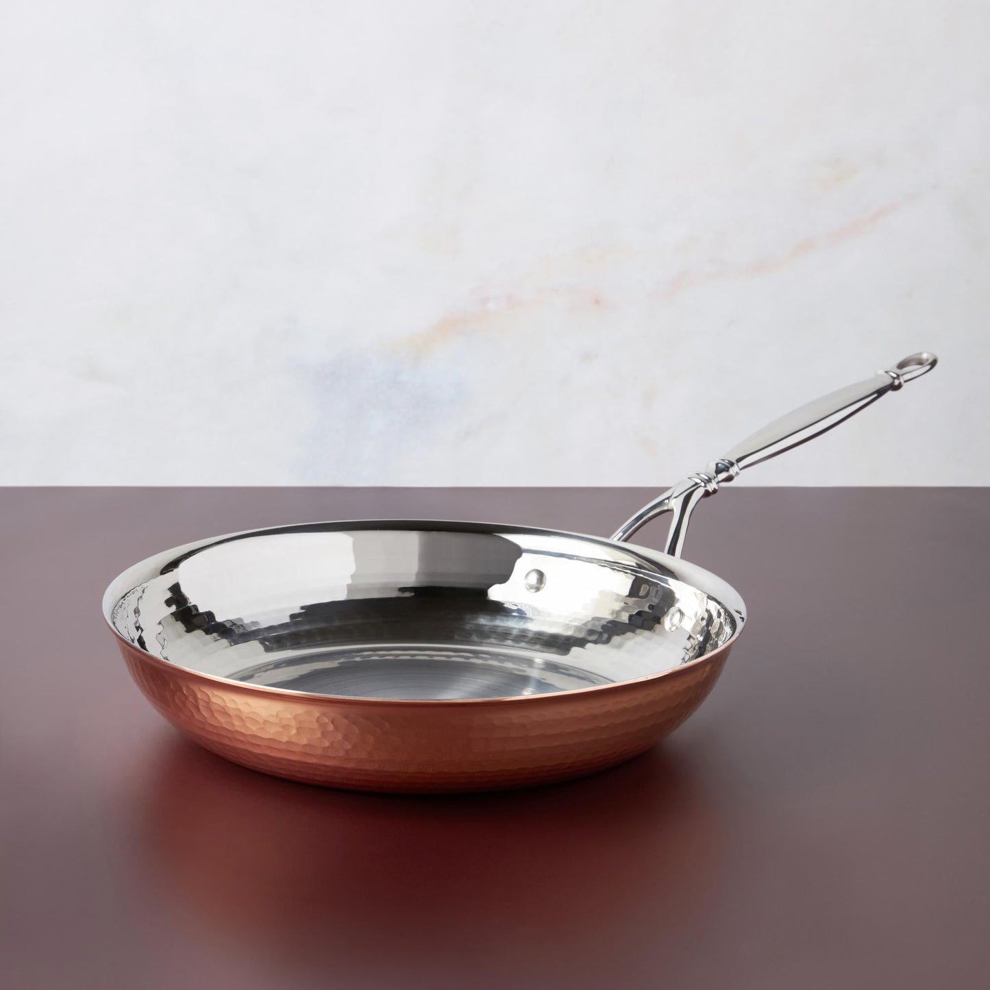 Opus Cupra hammered copper with stainless steel lining from Ruffoni