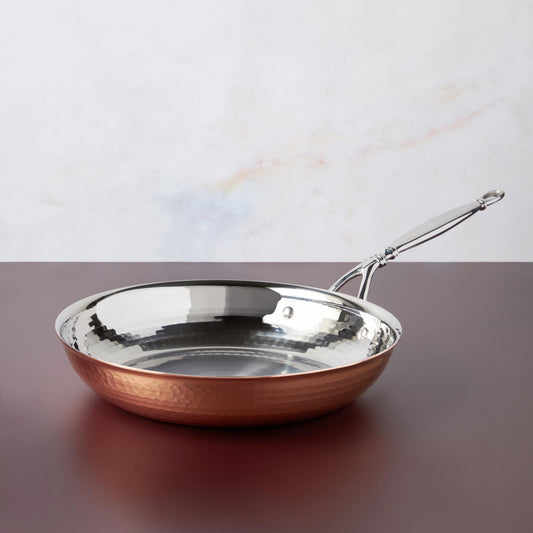 Opus Cupra hammered copper  with stainless steel lining  from Ruffoni