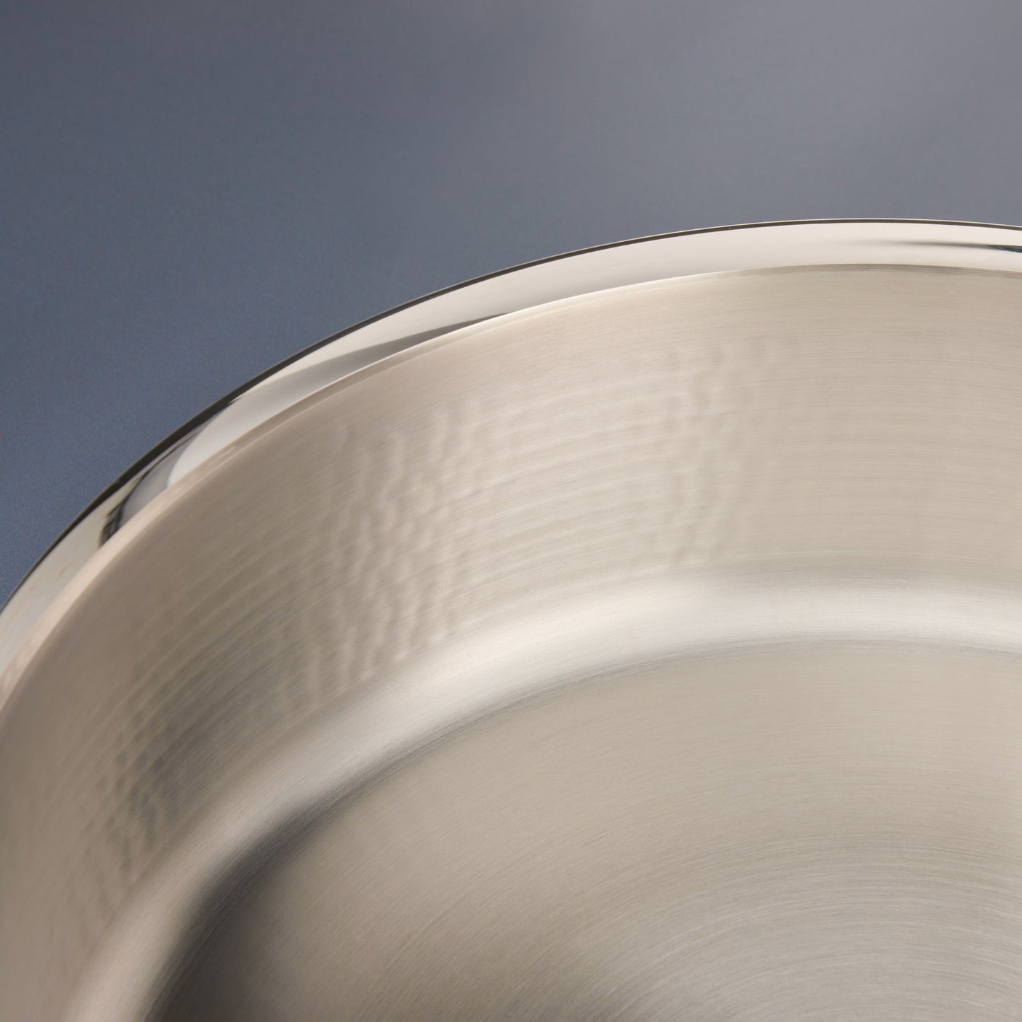 hammered stainless clad steel from Ruffoni