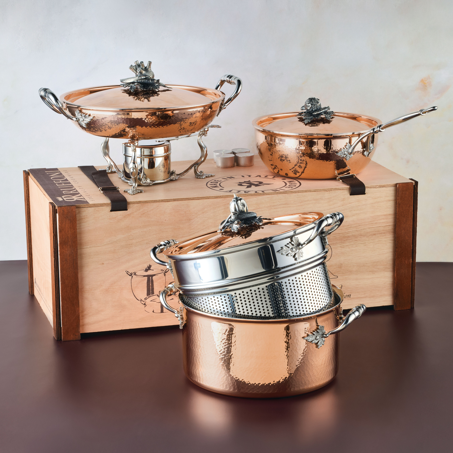 8 Piece Set in Wooden Box