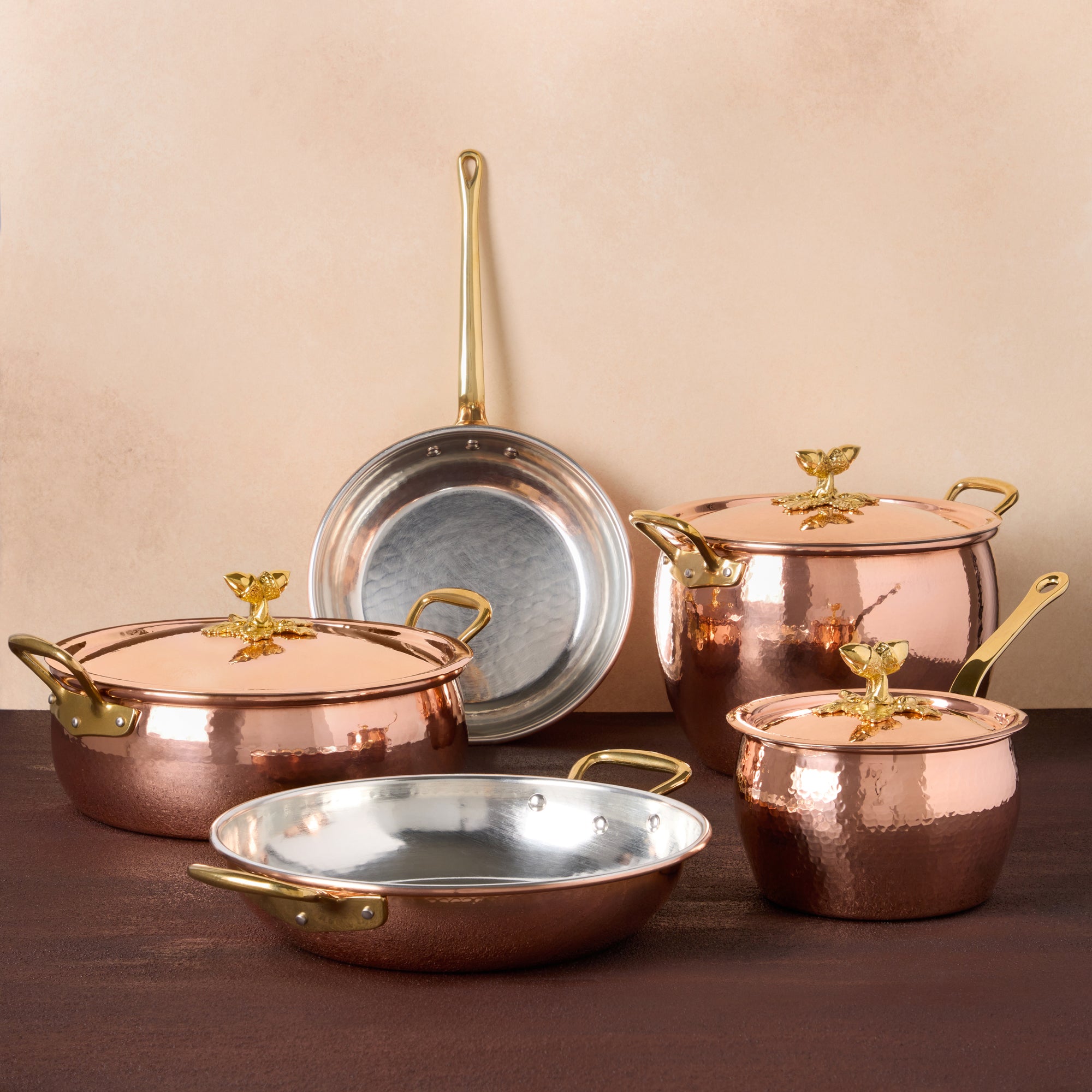 Ruffoni 8 Piece Set with Tools in Wooden Box