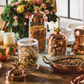 Ruffoni Lotus glass jars
Perfect for storing sugar, dried goods, tea bags, coffee, and more. The solid copper lid is topped with a lotus-shaped knob, designed to beautifully complement the Tea Kettle and Roaster from the same collection.