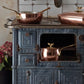 Hand-hammered copper, tin-lined saucepan from Ruffoni