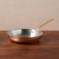 Ruffoni Olivia Cupra 10-inch frying pan copper cookware with stainless steel lining, brass handles