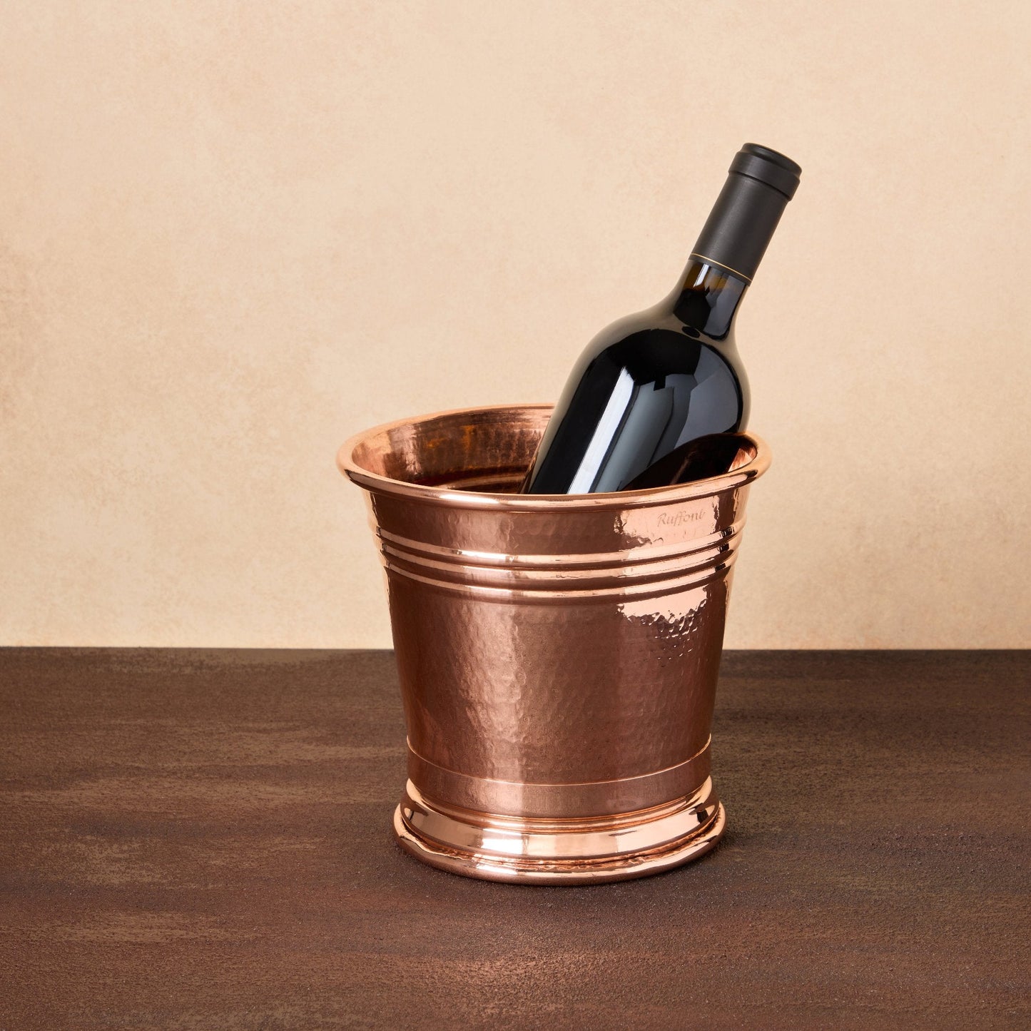 Hammered copper small wine Bucket, , from Ruffoni Historia collection