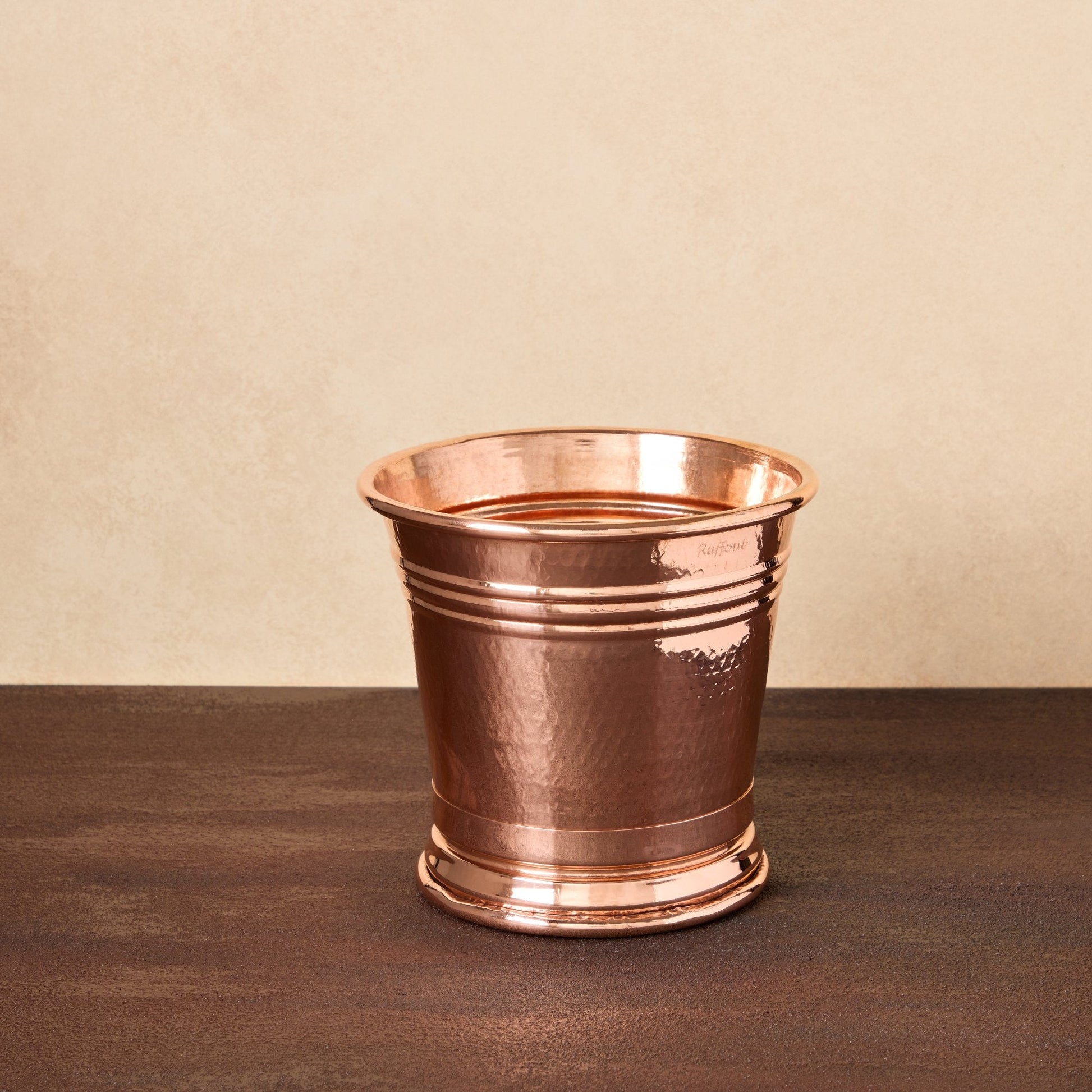 Hammered copper small wine bucket,  from Ruffoni Historia collection