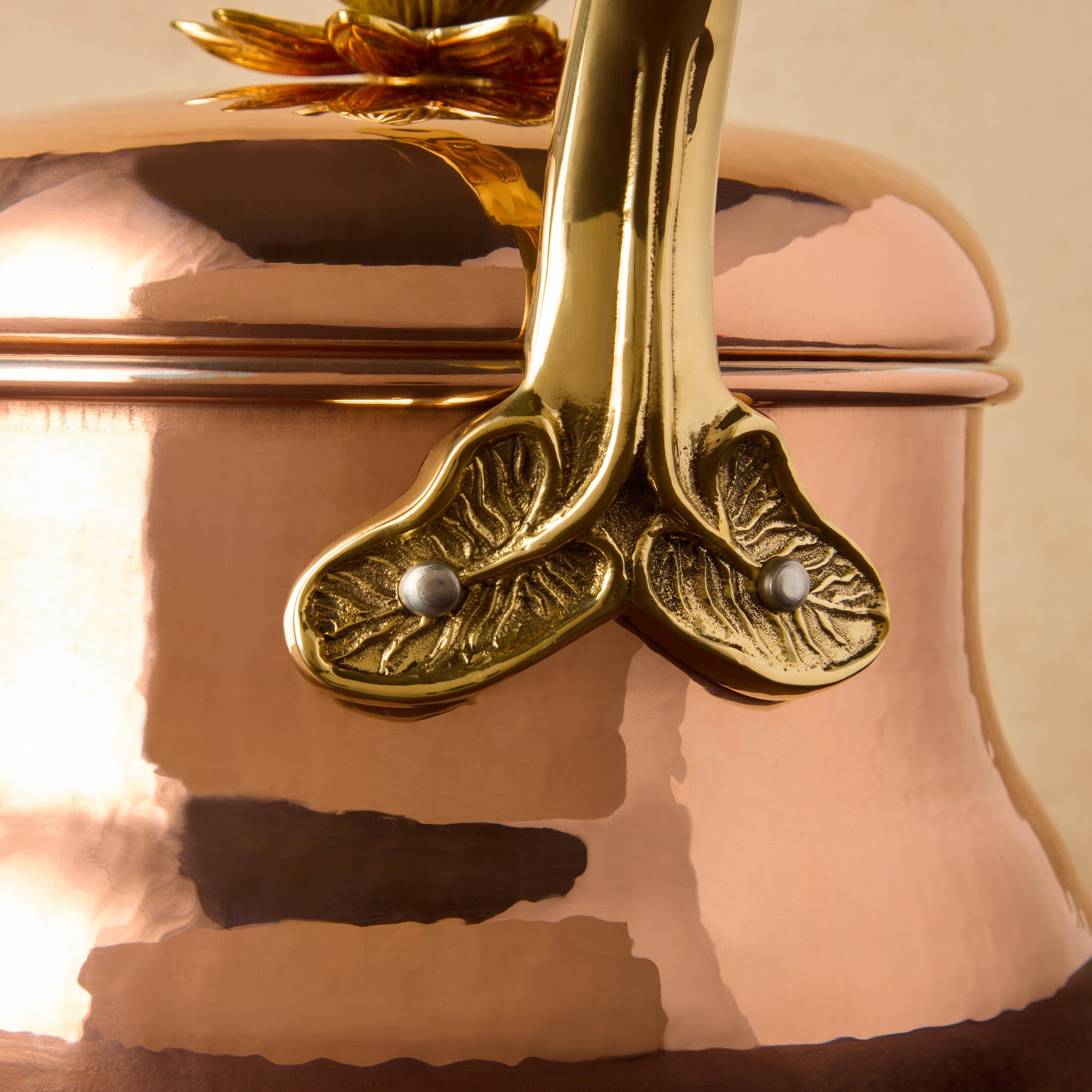 Tea Kettle handle detail 