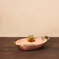 10" oval roaster with lotus knob